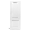 2 panel round top makinis primed Molded door