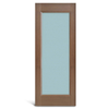 1 panel glass PVC Panel door
