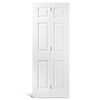 6 Panel Primed Bifold Door Closet Interior Commercial