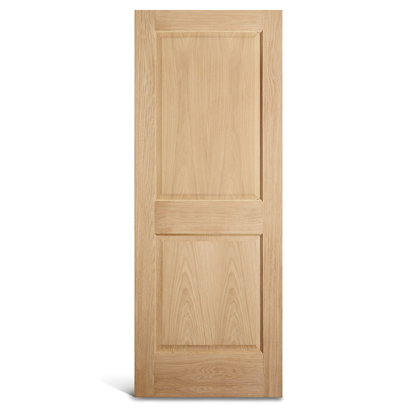 2 panel square top oak Panel door