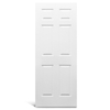 6 panel na may texture primed Molded door