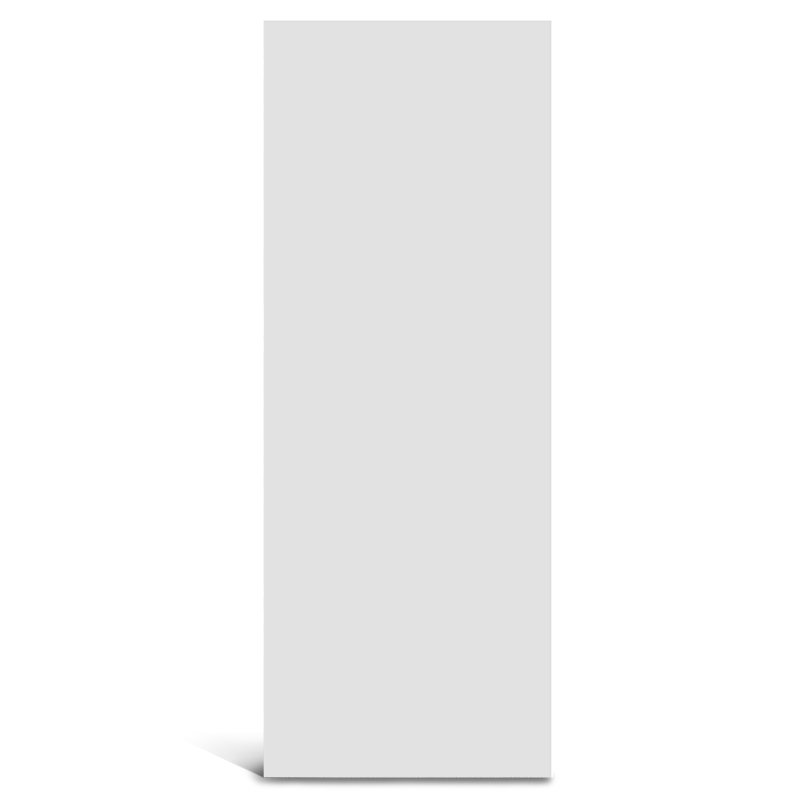 Makinis na White Primed Flush Door