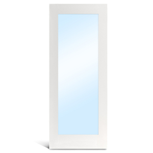 1 Lite MDF Primed Glass French Door