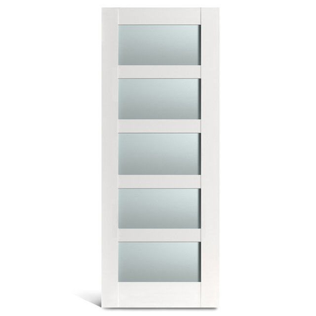 5 lite PVC glass na French na pinto