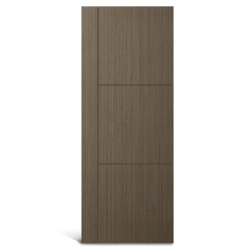 3 panel na katumbas ng 1 vertical panel grooved PVC Molded door