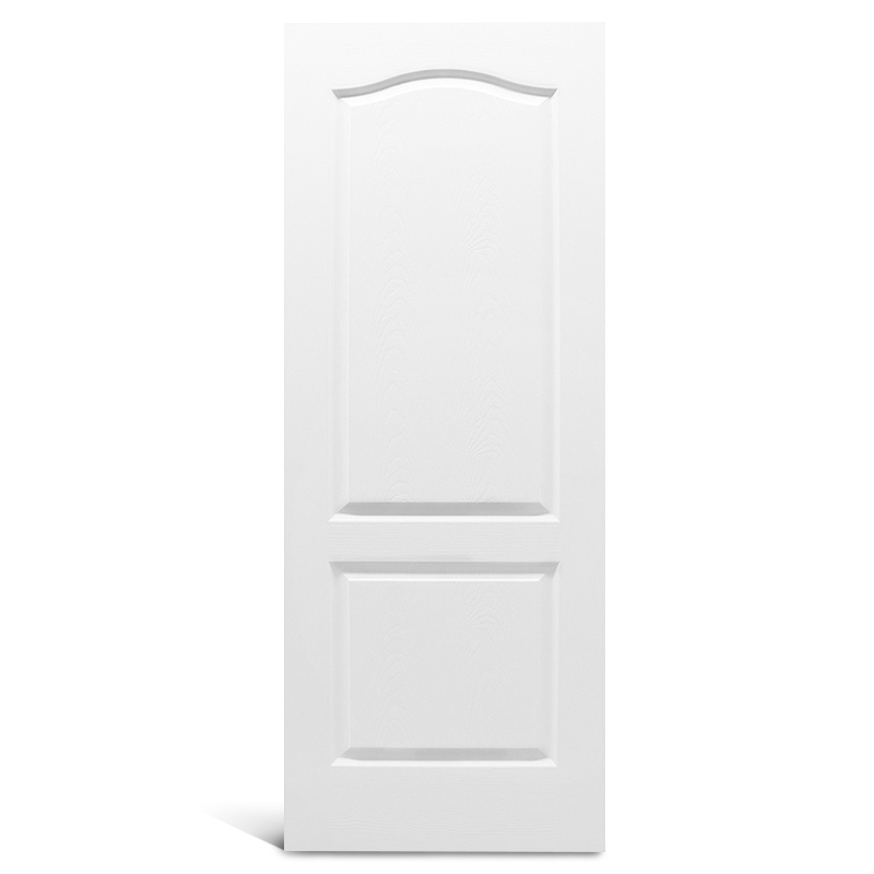 2 panel arch top textured primed Molded door