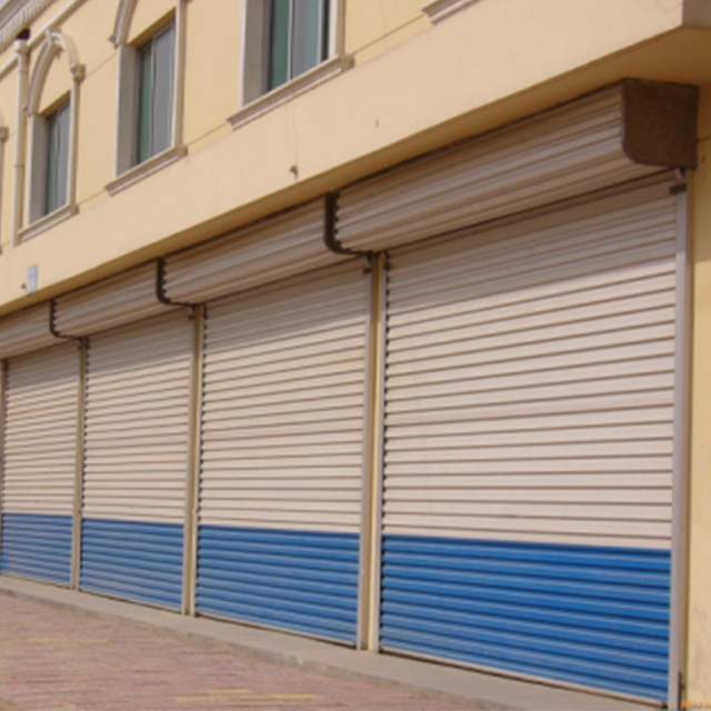Steel fire-proof rolling shutter door