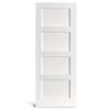 4 flat panel primed Shaker pinto