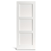 3 flat panel square na may patayong pre-painted Shaker door