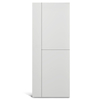 2 panel na katumbas ng 1 vertical panel grooved PVC Molded door