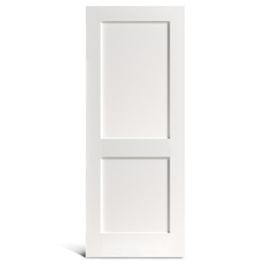 2 flat panel primed Shaker pinto
