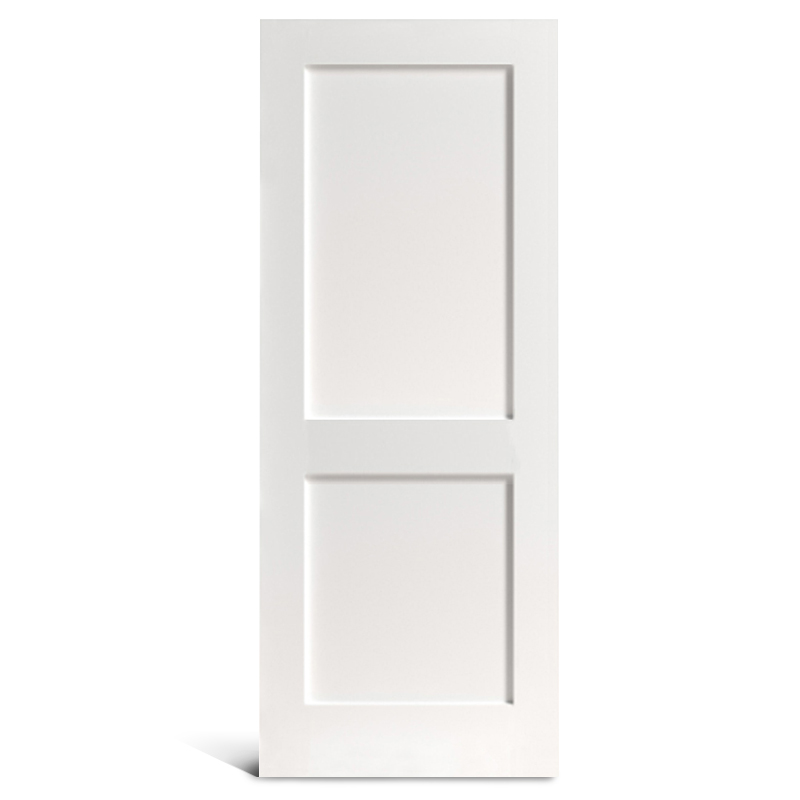 2 flat panel primed Shaker pinto