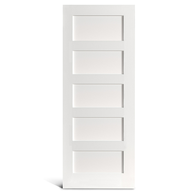 5 flat panel na pre-painted Shaker door