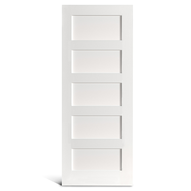 5 flat panel na pre-painted Shaker door