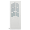 7 lite arch top glass PVC Molded na pinto