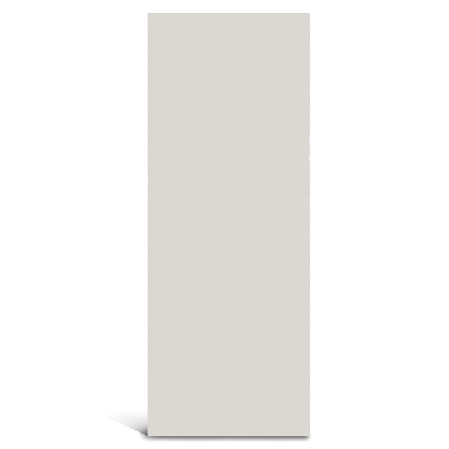 Purong Puting PVC Flush Panel Door