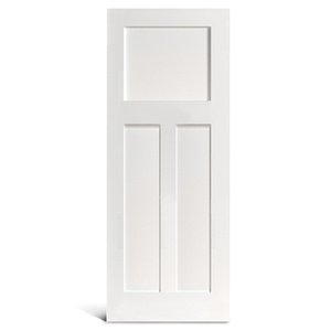 3 flat panel primed Shaker pinto
