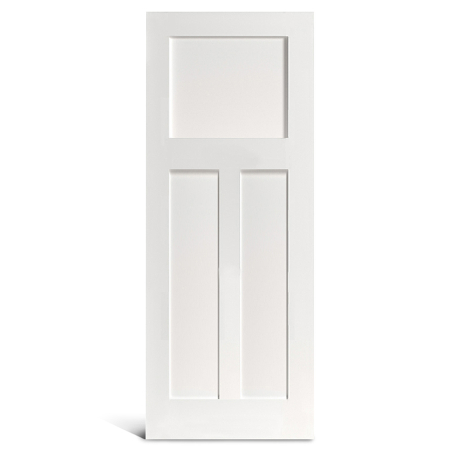 3 flat panel primed Shaker pinto