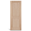 2 flat panel oak Shaker na pinto
