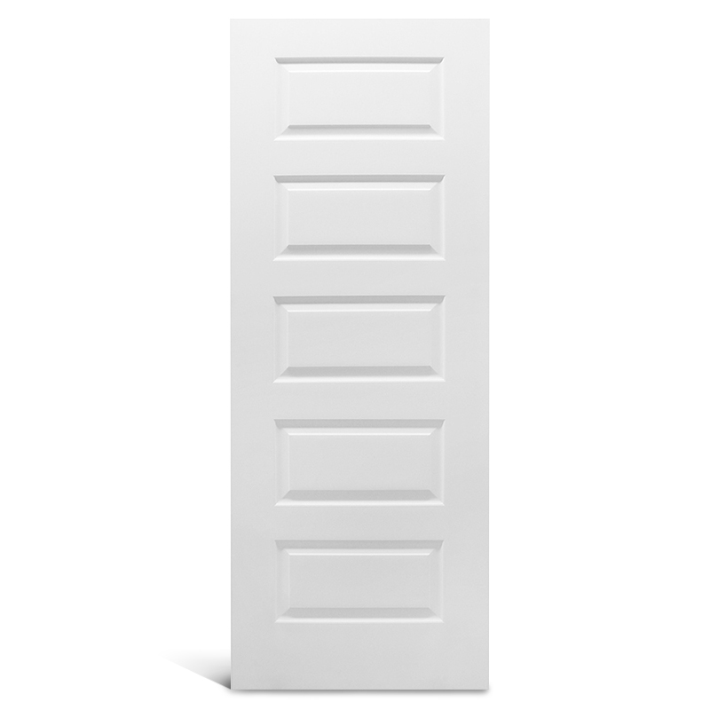 5 panel na makinis na pre-painted Molded door