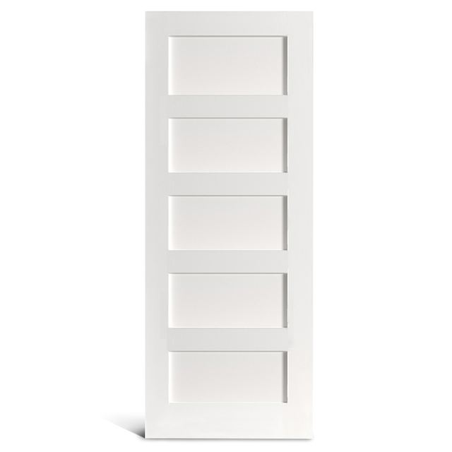 5 flat panel primed Shaker pinto
