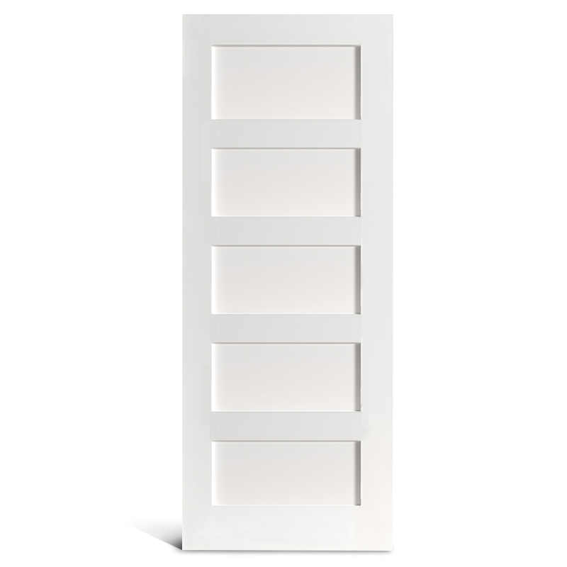 5 flat panel primed Shaker pinto