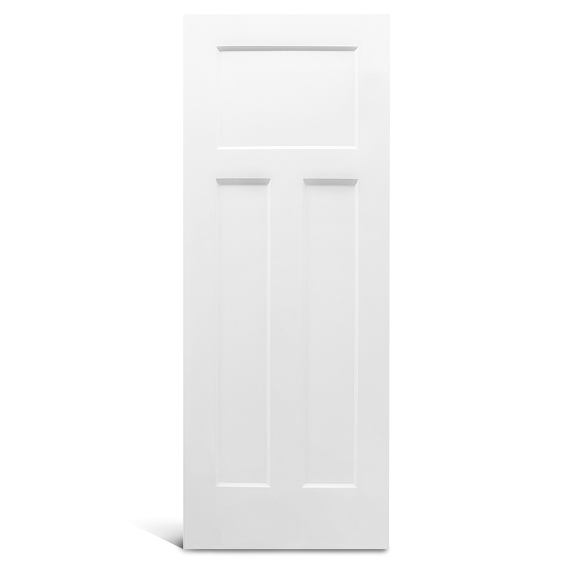 3 panel shaker makinis primed Molded pinto