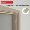Oupai PVC Wooden MDF Door CE Saso GOST-R Certificate