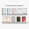 Oupai Painted Wooden MDF Door CE Saso GOST-R Certificate