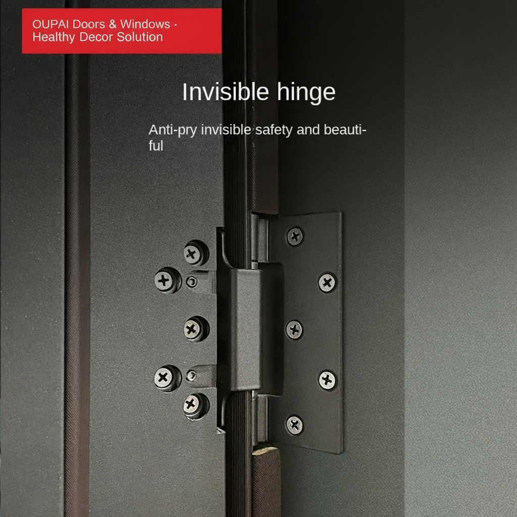Oupai Steel Entry Security Door FSC CE Saso GOST-R Authenticate