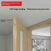 Oupai PVC Wooden MDF Door CE Saso GOST-R Certificate