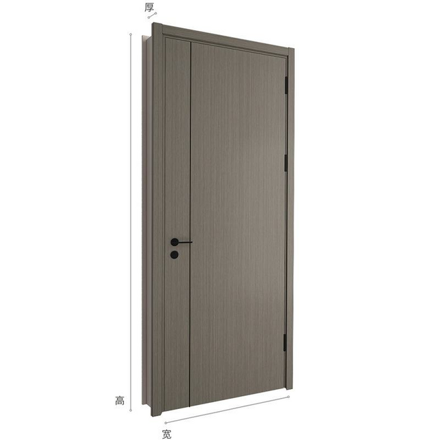 Oupai Painted Wooden MDF Door CE Saso GOST-R Certificate