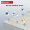 Oupai PVC WPC Waterproof Door CE Saso Certificate