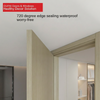 Oupai PVC Wooden MDF Door CE Saso GOST-R Certificate