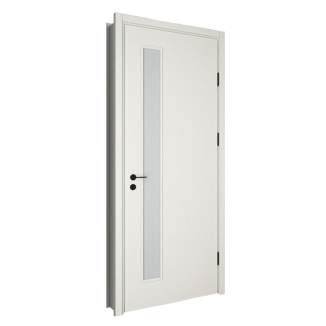 Oupai Painted Wooden MDF Door CE Saso GOST-R Certificate