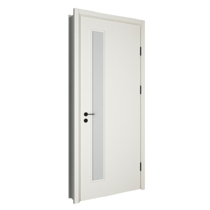 Oupai Painted Wooden MDF Door CE Saso GOST-R Certificate