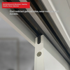 Oupai PVC Wooden MDF Door CE Saso GOST-R Certificate