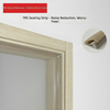Oupai PVC Wooden MDF Door CE Saso GOST-R Certificate