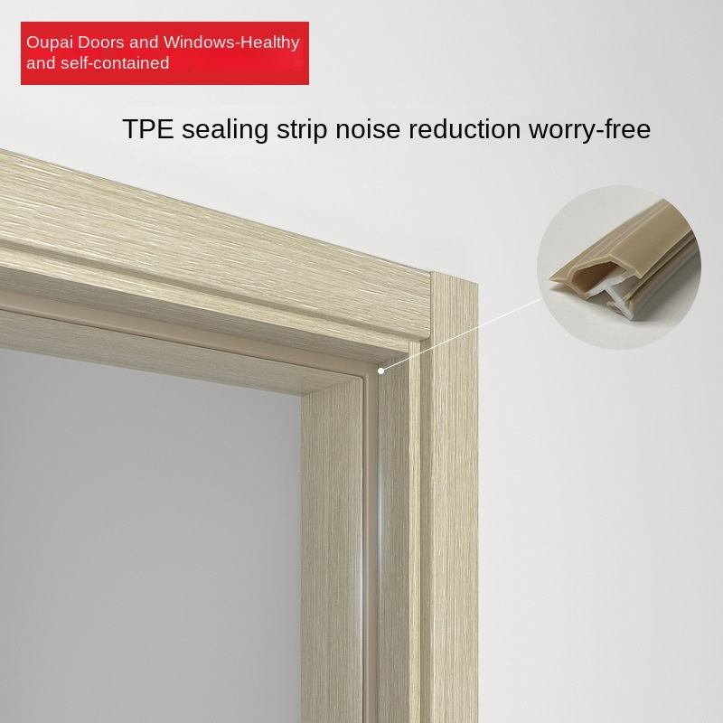 Oupai PVC Wooden MDF Door CE Saso GOST-R Certificate