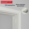 Oupai Painted Wooden MDF Door CE Saso GOST-R Certificate