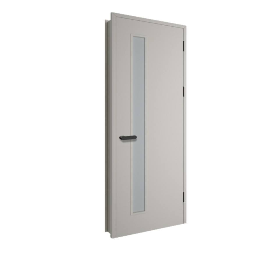 Oupai Painted Wooden MDF Door CE Saso GOST-R Certificate
