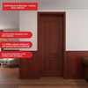 Oupai Painted Wooden MDF Door CE Saso GOST-R Certificate