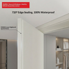 Oupai PVC Wooden MDF Door CE Saso GOST-R Certificate
