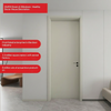Oupai PVC Wooden MDF Door CE Saso GOST-R Certificate