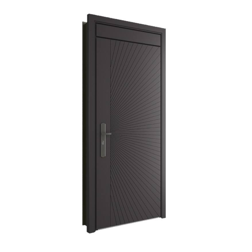 Oupai Steel Entry Security Door FSC CE Saso GOST-R Authenticate